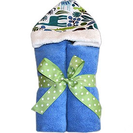beautiful and comfortable baby hooded towel