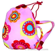 cotton yarn printed beach towel bag