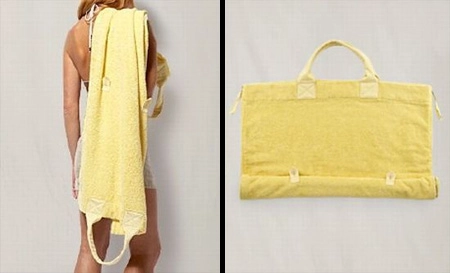 fashion beach towel bag
