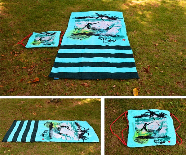 high quality stripe beach towel high quality oversized beach towel bag