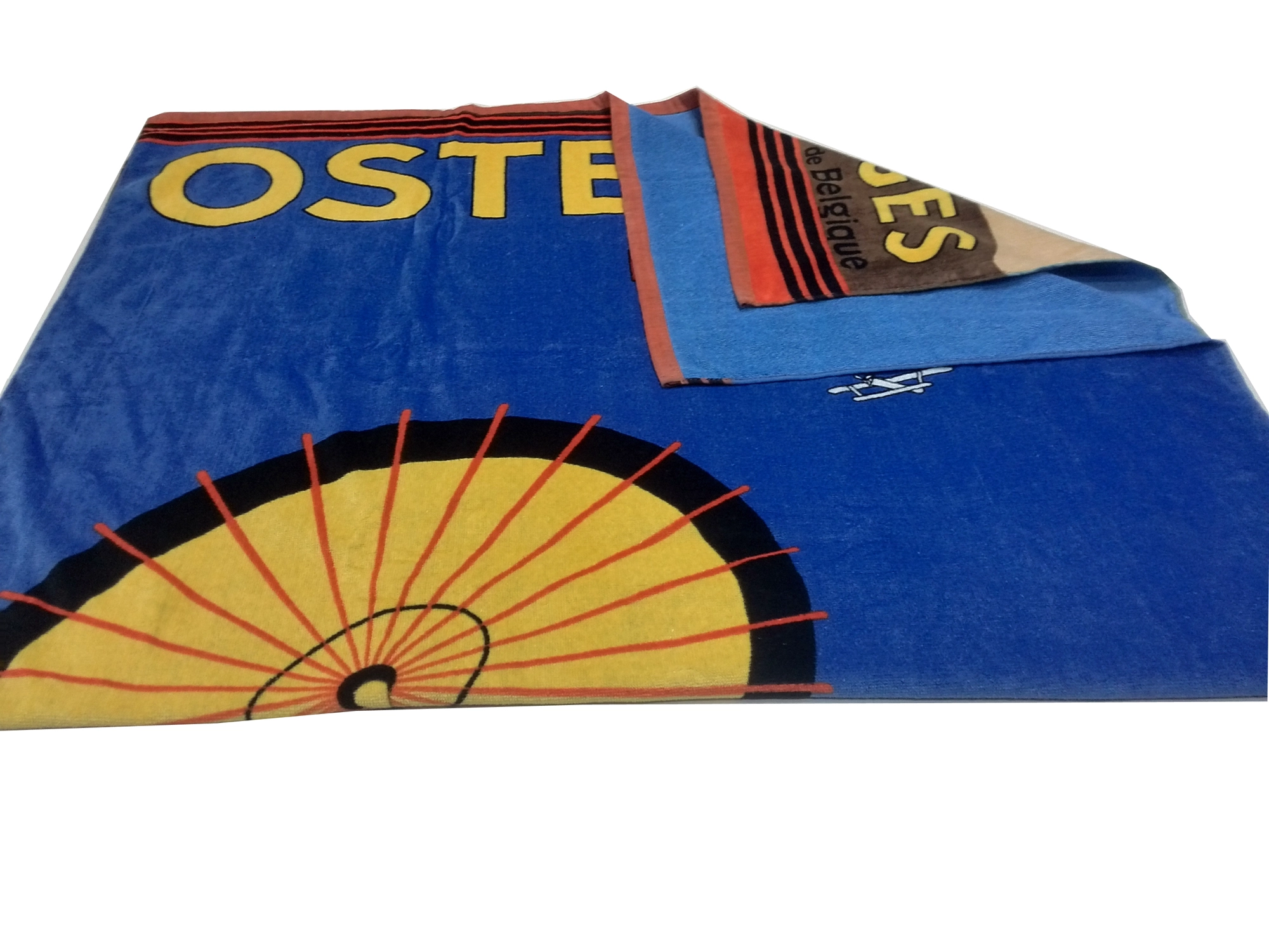 high quality two-side printing beach towel