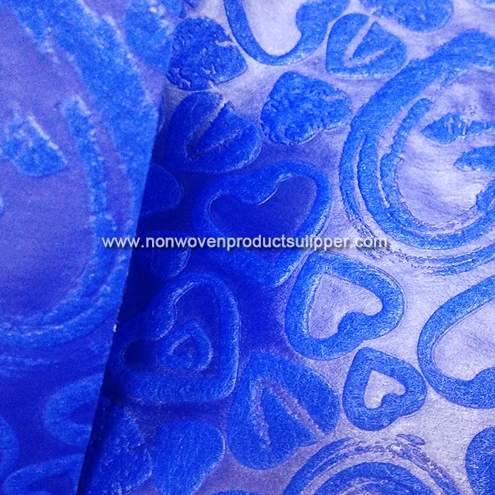 Heart-shaped Embossing GTRX-HSROBL01 Polypropylene Spunbonded Non Woven Decorative Cloth For Party Decor