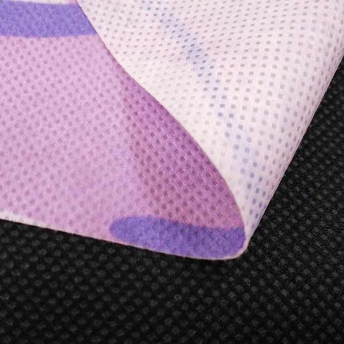 Flower Printing Polyester Spunbond Non Woven Fabric For Decoration JL-3092