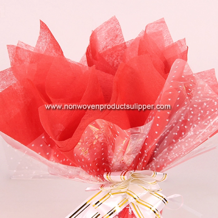 GTTC-RE01 Chemical Bonded Non Woven Fabric Wrapping Paper For Christmas Gift Wrapping Manufacturer