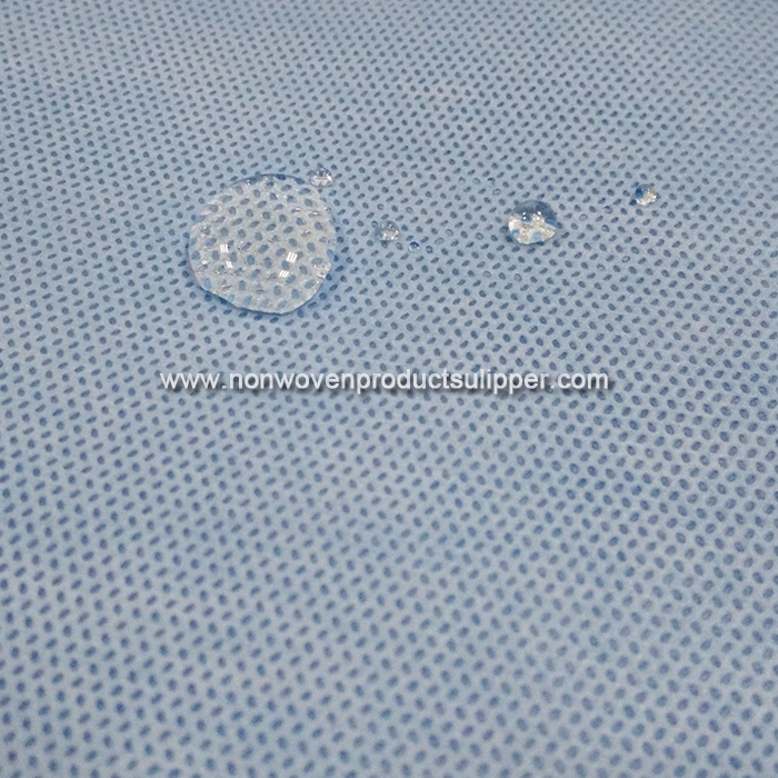 China Supplier GTHY-Bu01 Breathable Waterproof SMS Polypropylene Spunbonded Nonwoven Fabric For Medical Rolls Materials