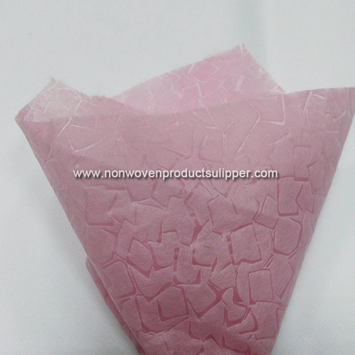 Creative Cobblestone Embossing GT-COPI01 Polypropylene Spunbonded Non Woven For Flower Bouquet Packaging