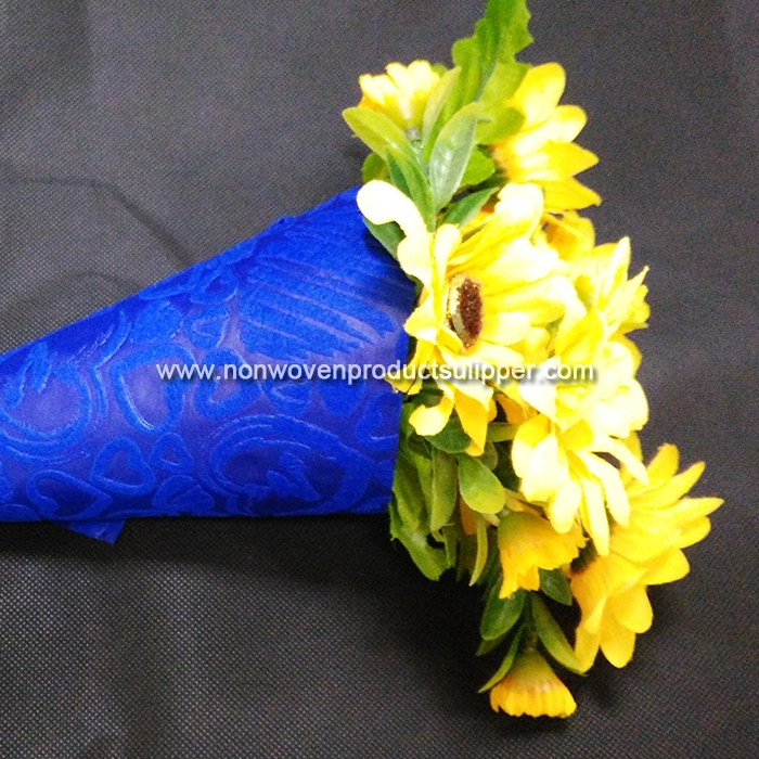 Heart-shaped Embossing GTRX-HSROBL01 Polypropylene Spunbonded Non Woven Decorative Cloth For Party Decor