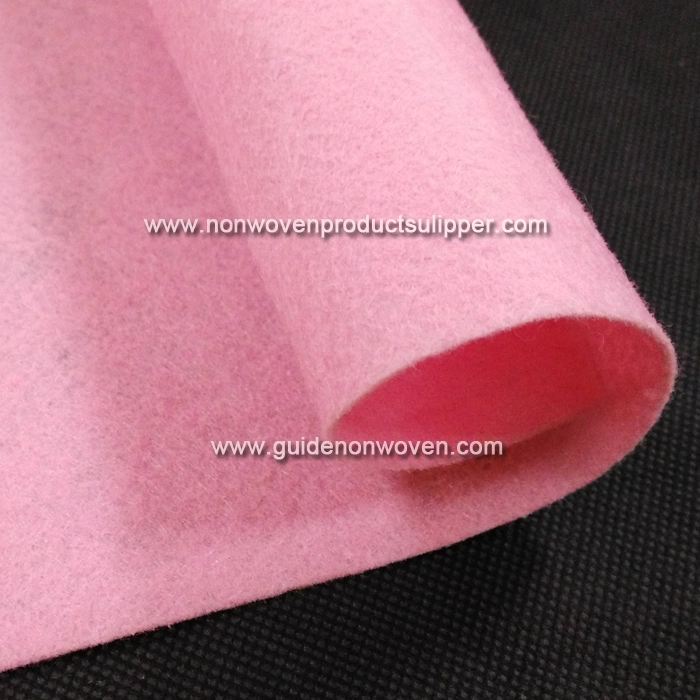 PDSC-P Pink Color Needle Punch Non Woven Felt For Craft