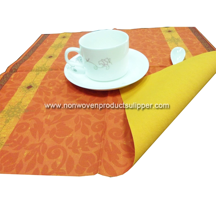 GT-RP01 Disposable Custom Printed Airlaid Non Woven Fabric Dinner Napkin With Logo Supplier