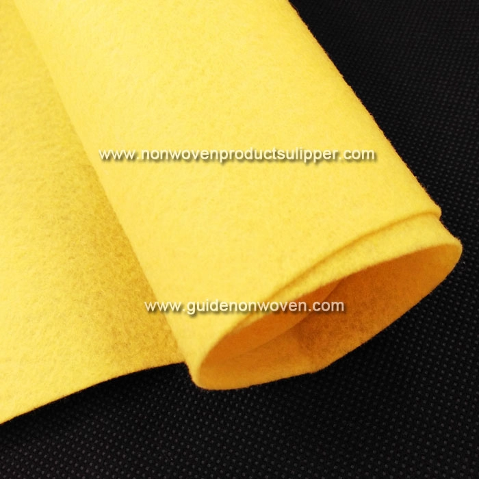 PDSC-Y Yellow Color Manufacturer Needle Punched Non Woven Fabric Felt For Multi Function