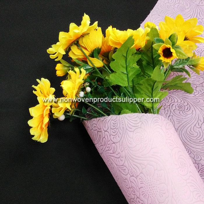 New Embossing GTRX-PI01 Polypropylene Spunbonded Non Woven Floral Wrapping Materials For Flower Shop