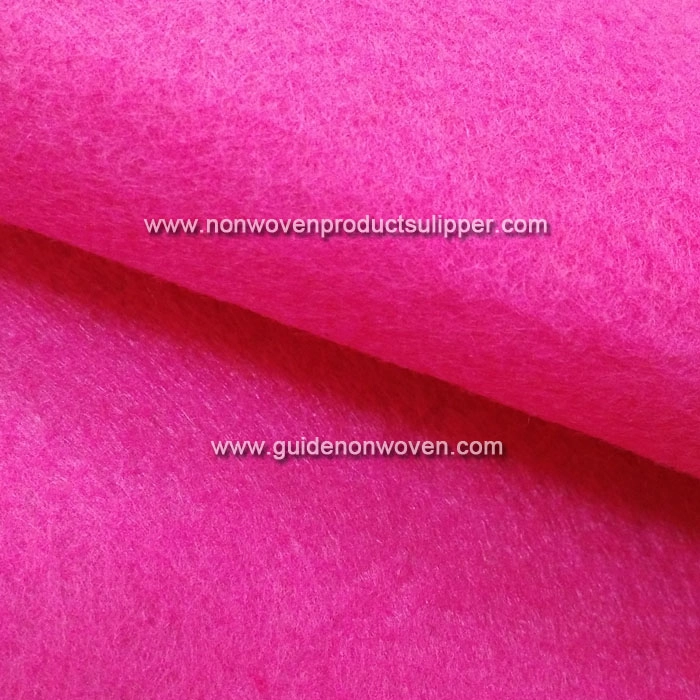 PDSC-PR2 Plum Red Color 100% Excellent PET Needle Punch Non Woven Felt