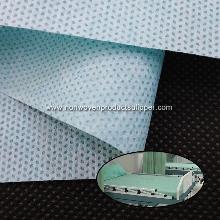 GR8-SMSBS 35gsm Spunbond Polypropylene Non Woven Bed Sheet