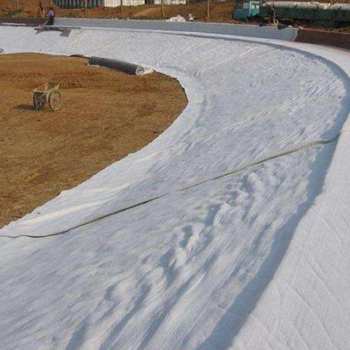 Needle Punched Process Way Non Woven Geotextile For Construction