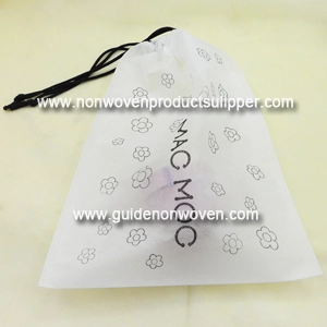 China Customized Single Color Printing Non Woven Storage Drawstring Bag manufacturer