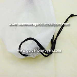China Customized Single Color Printing Non Woven Storage Drawstring Bag manufacturer