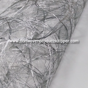China GTDL1001-B Silver Color Floss Non Woven Fabric For Dinner Coffee Table Plate Mat manufacturer