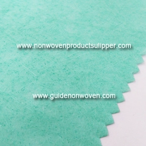 China MBDg80gsm Green Color Polyester Needle Punch Non Woven Fabric For DIY manufacturer
