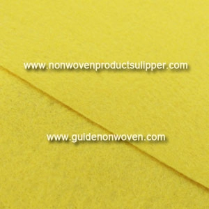 China PDSC-Y Yellow Color Manufacturer Needle Punched Non Woven Fabric Felt For Multi Function manufacturer