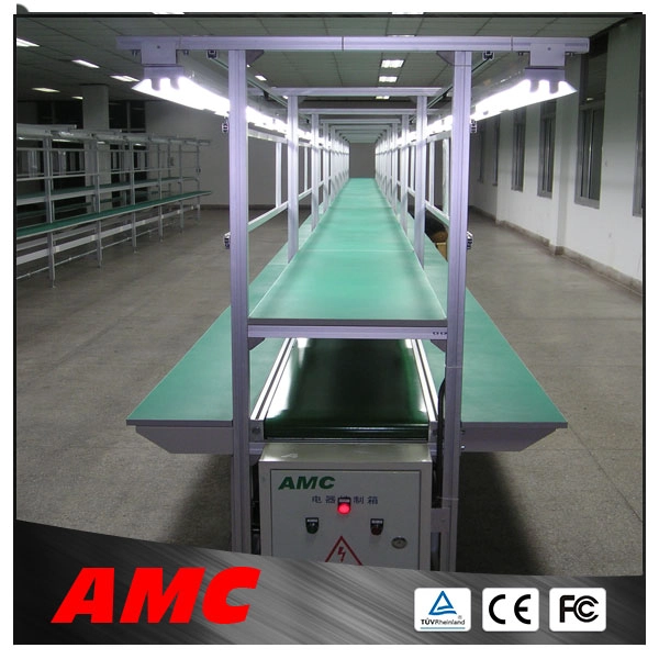 خط AMC الجمعية بقيادة الحزام الناقل طاولة العمل