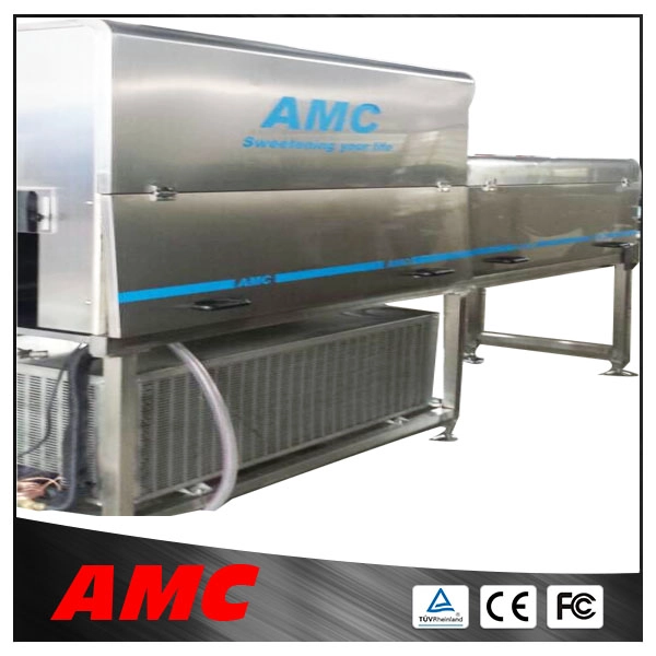 China Stainless steel snack conveyor shoe polish cooling tunnel manufacturer