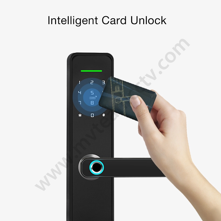 High Security Anti Theft Smart Lock Door Thumbprint Biometric Intelligent Electronic Fingerprint WiFi TTLock Tuya Door Lock