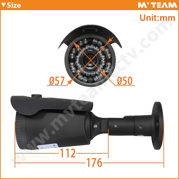 Hot Sale Mini Size fixed lens 30m IR Bullet AHD Camera 3MP(MVT-AH11F)