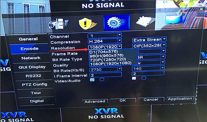 How to do when there is no image from AHD camera?