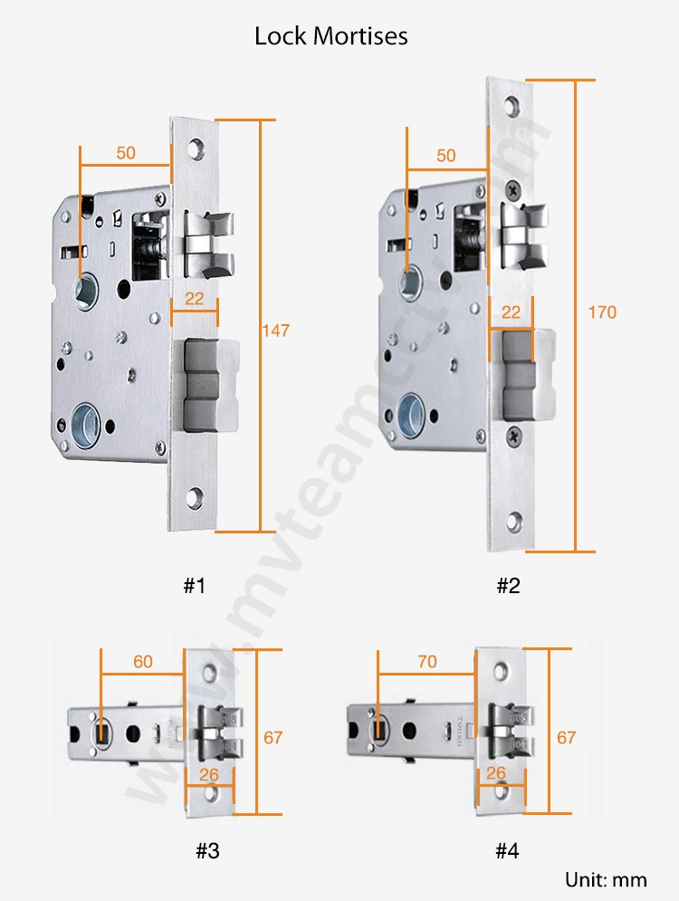 Smart Door Lock System Keyless Digit NFC WiFi APP Bluetooth Door Lock For Home Apart Hotel