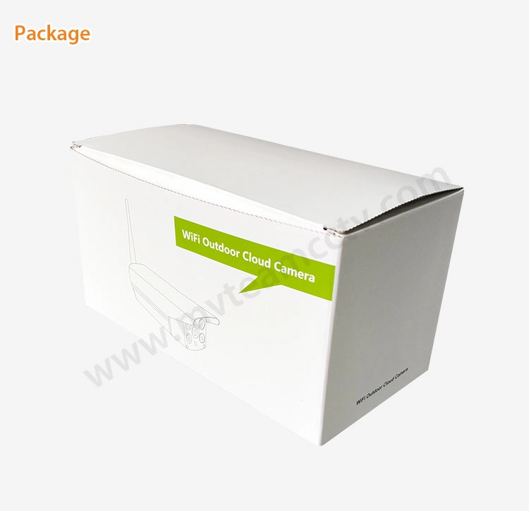 Outdoor IP WiFi Camera AI Humanoid Detection Early Warning Waterproof HD 2MP 1080P CCTV Surveillance Smart Security Camera