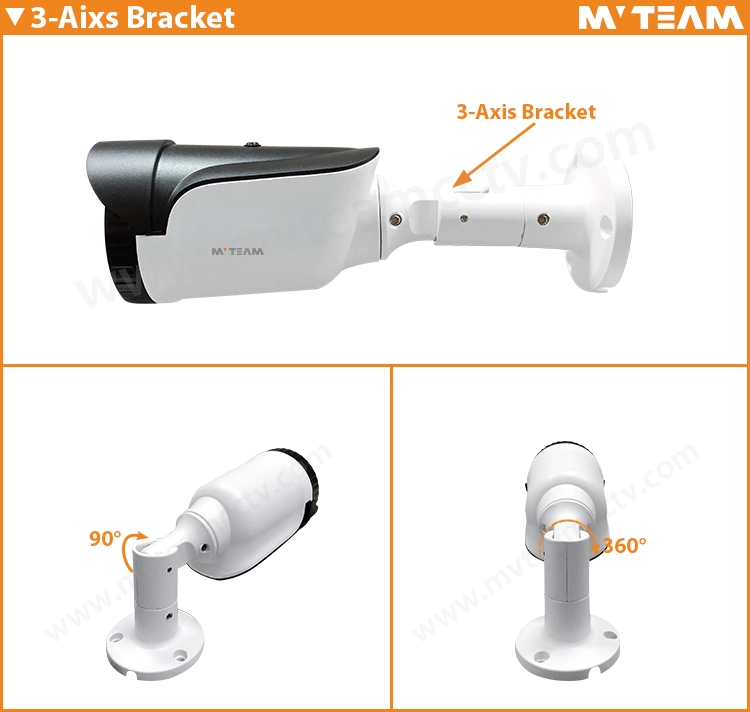 New Appearance Outdoor Bullet AHD TVI CVI IP Camera with 8mm CS Lens