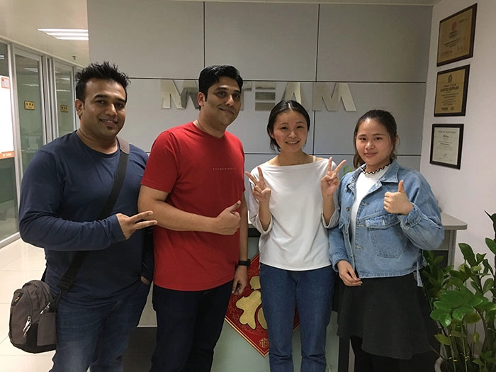 Share MVTEAM Customers Visiting Photos in The First Half Year of 2017