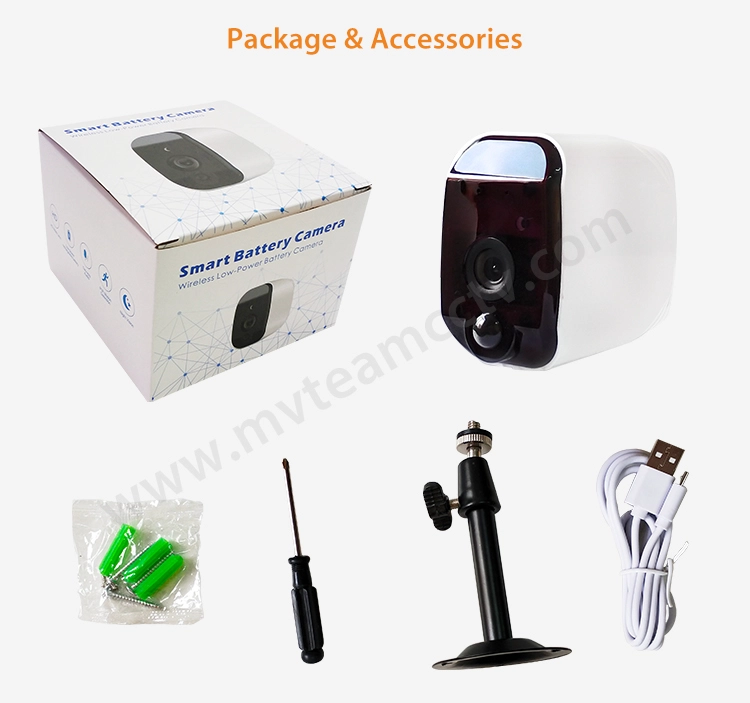 Wireless Mini Battery WiFi Camera Outdoor Waterproof Smart IP Security Camera For Home, Office, Pets, Villa