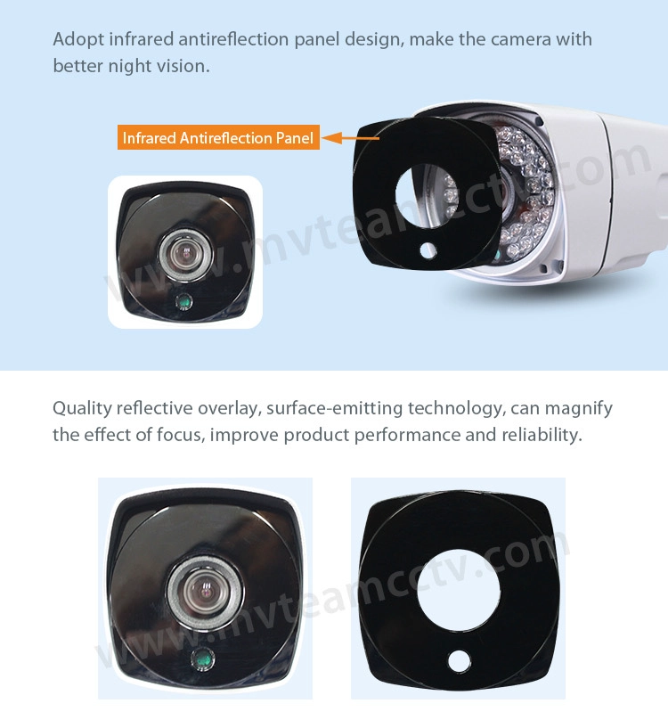 2017 Hot Sale Outdoor 4MP Security Camera System OEM AHD  CCTV Camera(MVT-AH12W)
