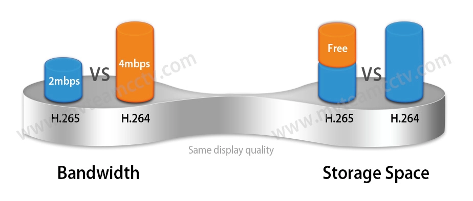 How does H.265 IP Camera help you save cost?
