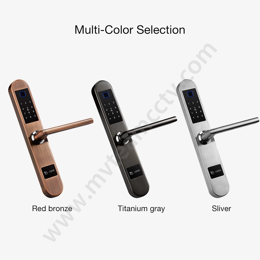 Residential Door Locks Keyless Fingerprint Entry Card Password Available Door Lock System