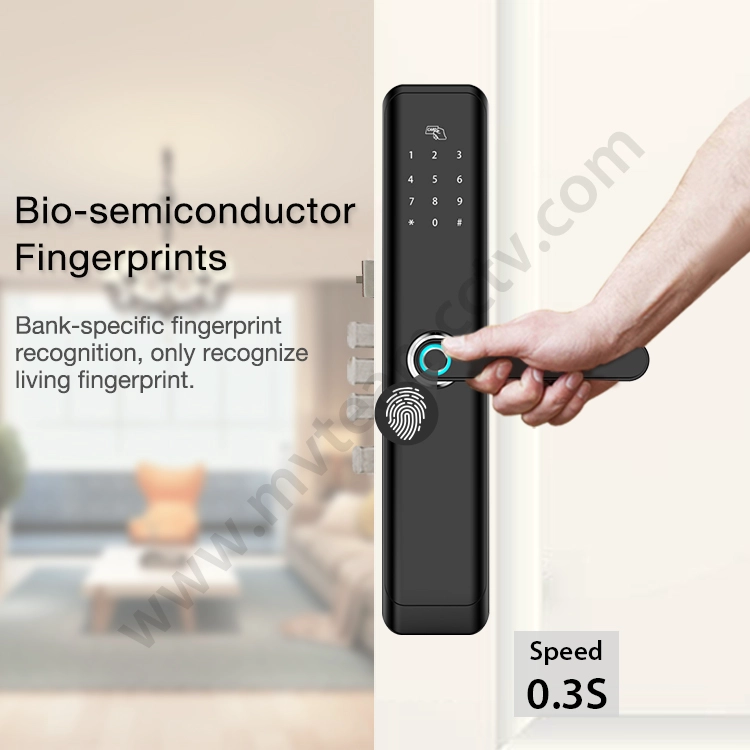 New Design Touchless APP WiFi Bluetooth Control Smart Lock For Door Fingerprint Home Apartment Locks With Tuya Or TTLock APP