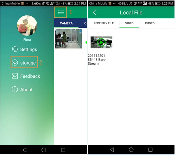 Three Different Recording Ways for Wifi IP Camera