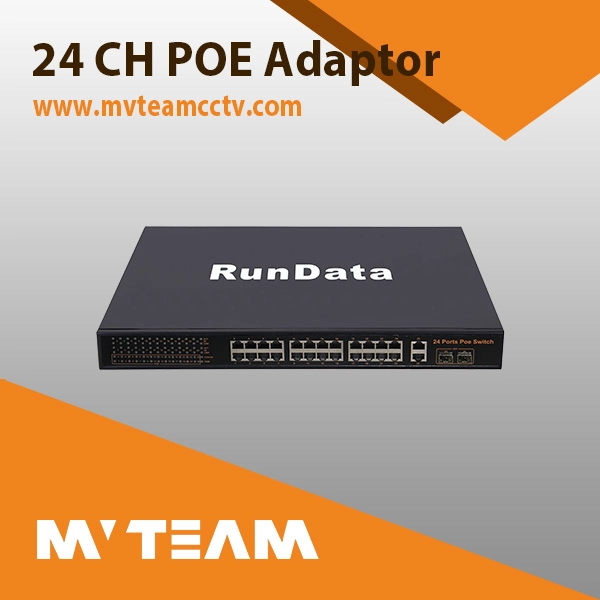 How many devices can be powered by a PoE switch?