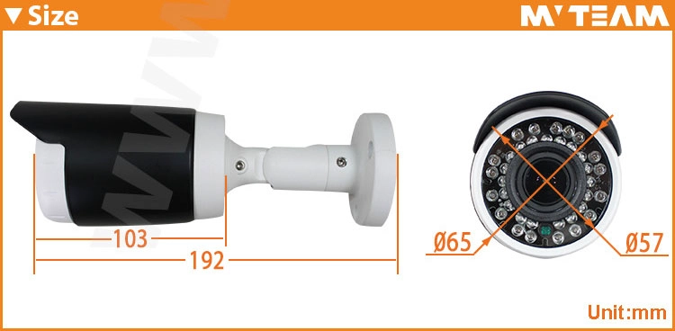 New Appearance Shenzhen CCTV Camera 2.8-12mm Varifocal Lens Outdoor AHD Camera(MVT-AH16)