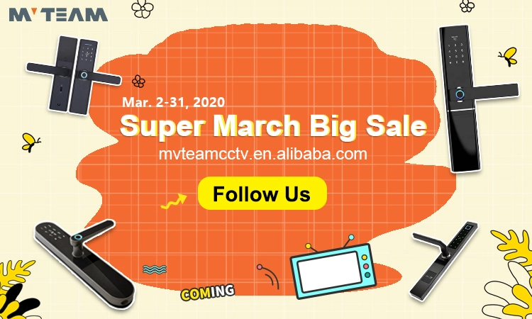 MVTEAM 2020 March Expo Smart Door Lock Big Sale Is Coming