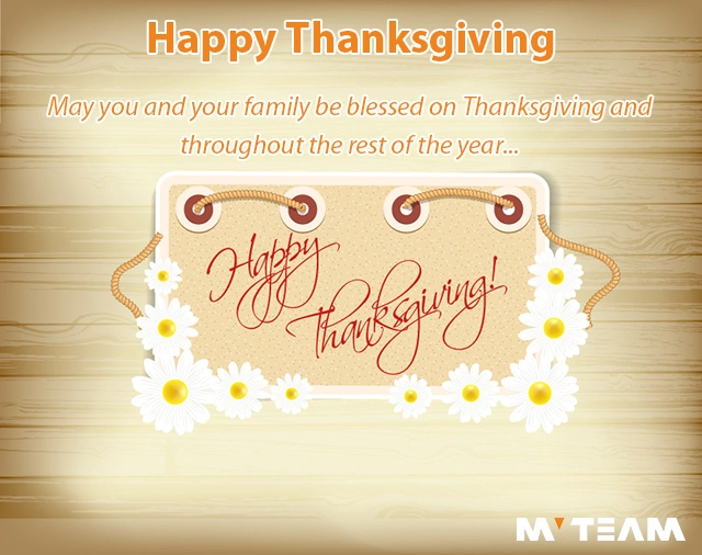 Happy Thanksgiving Day MVTEAM