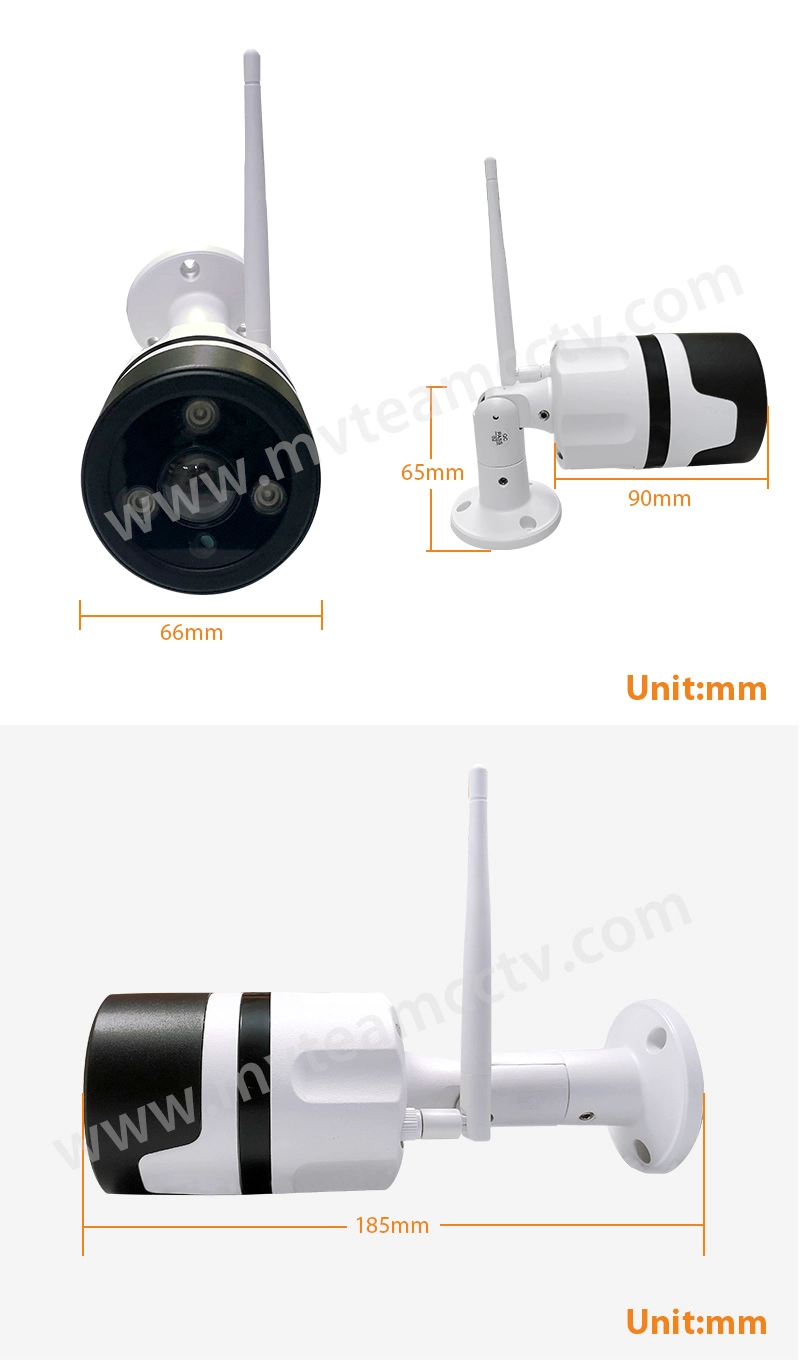 3MP 2MP Outdoor Waterproof Bullet IR Day and Night 360 Degree Panorama VR Wifi Camera
