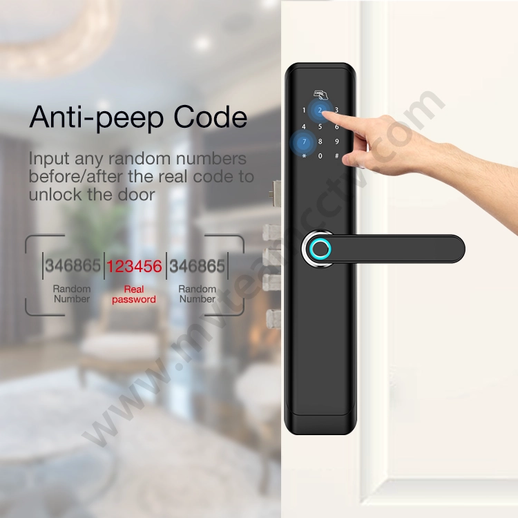 New Design Touchless APP WiFi Bluetooth Control Smart Lock For Door Fingerprint Home Apartment Locks With Tuya Or TTLock APP