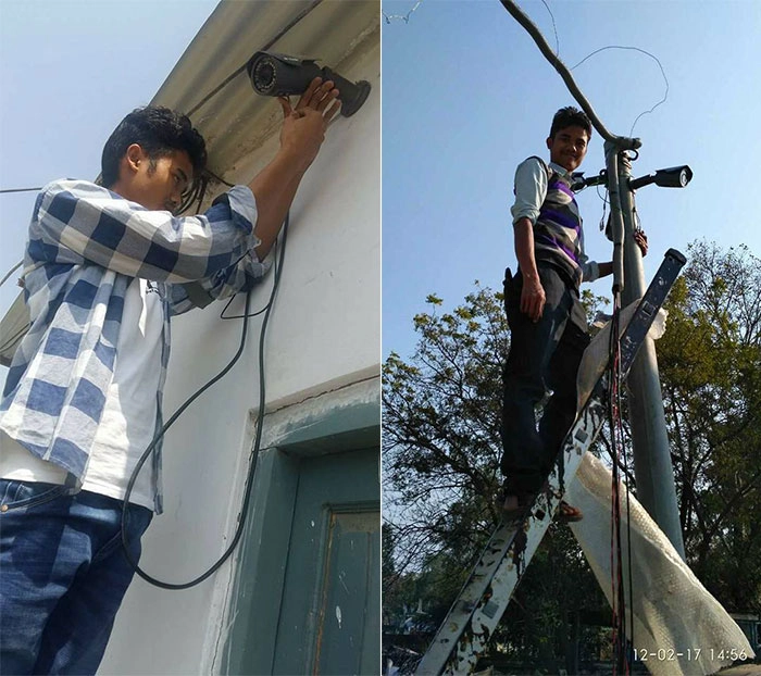Excellent CCTV Installation Jobs Done by MVTEAM Partner in Nepal