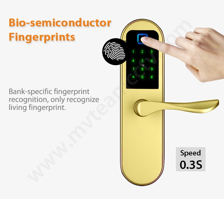 Wholesale Price Biometric Door Lock Keyless Security Smart Fingerprint Lock For Home, Office, Hotel, House