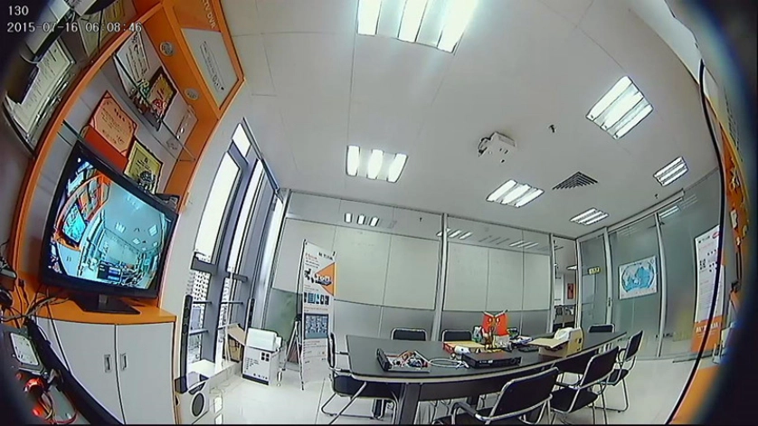 360 Degree CCTV Panoramic Camera image effect MVTEAM