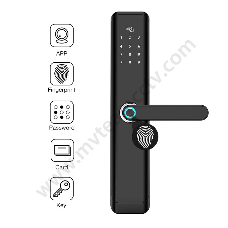 New Design Touchless APP WiFi Bluetooth Control Smart Lock For Door Fingerprint Home Apartment Locks With Tuya Or TTLock APP