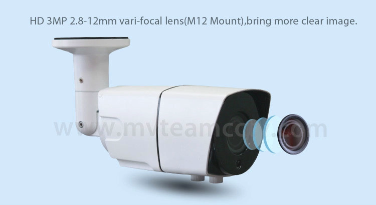 Custom-made H.265 4MP 3MP Bullet POE IP Camera with Vari-focal Lens(MVT-M1892)