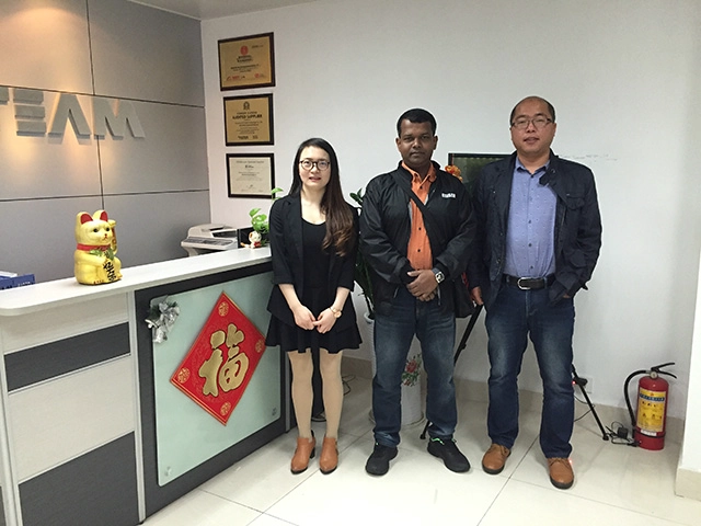 Share MVTEAM Customers Visiting Photos in Oct.,2016
